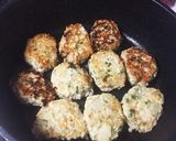 大葉と新玉の豆腐ハンバーグ作り方5写真