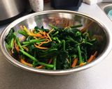 ほうれん草と人参の和え物作り方5写真