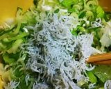 お好み焼きの粉DEしらす入りネギ焼き♪作り方3写真
