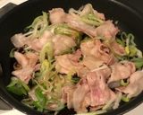 フライパンで簡単！豚バラすき焼き丼ぶり♡作り方3写真