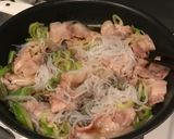 フライパンで簡単！豚バラすき焼き丼ぶり♡作り方5写真