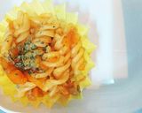 冷凍ひき肉炒めでお弁当パスタ作り方5写真