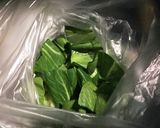 簡単 青梗菜の浅漬け☆ちょいゴマ風味作り方1写真