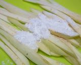 青じそドレッシングで♪茄子の翡翠麺サラダ作り方1写真