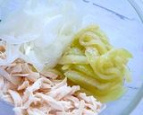 青じそドレッシングで♪茄子の翡翠麺サラダ作り方3写真