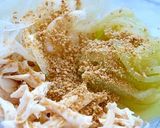 青じそドレッシングで♪茄子の翡翠麺サラダ作り方5写真
