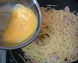 ごぼうとベーコンの＊和風カルボナーラ＊作り方4写真