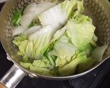 白菜の卵とじ作り方2写真
