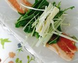 レンジで簡単!水菜とえのきの豚バラ巻き作り方3写真
