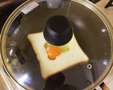 エッグinチーズトースト♡カンタン朝食作り方5写真