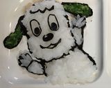 １歳誕生日 プレート ワンワン うーたん作り方1写真