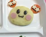 １歳誕生日 プレート ワンワン うーたん作り方3写真