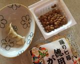 納豆と餃子の簡単がんもバーガー作り方1写真