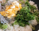 ごま香る＊しらすとレタスの炒飯作り方4写真