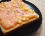 明太子コーンマヨ☆トースト作り方2写真