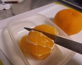 豆腐入り♡ハッサクのムース風デザート作り方2写真