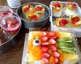 フルーツケーキ☆ナパージュ、アガー記録作り方3写真