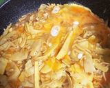 筍のキンピラと鳥のムネ肉の醤油ダレ味作り方3写真