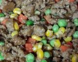 材料３つ　ドライカレー作り方3写真