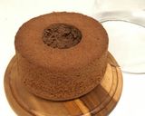 米粉のココアシフォンケーキ作り方25写真