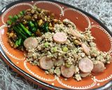 豚挽き肉とソーセージ『逆境に負けない』風作り方9写真