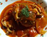 煮込みハンバーグ(トマトソース)作り方5写真