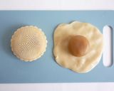 蓮蓉月餅　蓮の実餡の月餅作り方3写真