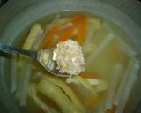 あったまる~鶏だんごそば~作り方2写真