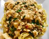 残った麻婆はあんかけ焼きそばに♪ランチ作り方3写真