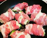 ピーマンの肉巻き♡お好み焼き詰め作り方3写真