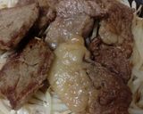 フランス料理のコツで作る：牛ステーキ丼作り方16写真