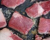 フランス料理のコツで作る：牛ステーキ丼作り方6写真