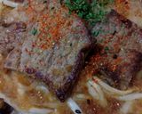フランス料理のコツで作る：牛ステーキ丼作り方23写真