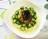 簡単!なめたけオクラde ごはん麺✨作り方7写真