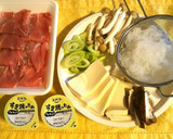 レンジde超簡単♡豚肉のすき焼き風〜♪作り方1写真