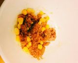 朝食☆和風！照り焼き味のツナトースト作り方1写真
