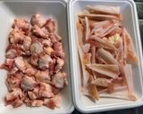 鶏ヤゲン・ひざ軟骨の煮物♪作り方1写真