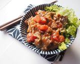激ウマ！トマトカルビ丼作り方4写真