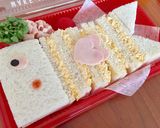 こどもの日☆サンドイッチで鯉のぼり弁当2作り方3写真