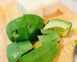 お豆腐とアボカドのクミン炒め☆作り方1写真