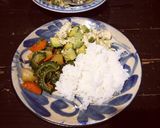 お豆腐とアボカドのクミン炒め☆作り方3写真