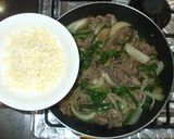 チーズ牛丼♪簡単作り方7写真