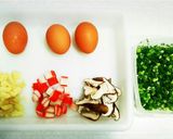工程3つ！超簡単、レンジで茶碗むし！作り方1写真