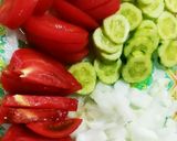 再現したよ！地中海トマトサラダ作り方1写真