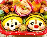 ツムツム チップとデールみつばちキャラ弁作り方4写真