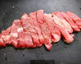 簡単！ビーフステーキ☆檸檬わさび作り方1写真