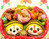 ツムツム チップとデールみつばちキャラ弁作り方6写真