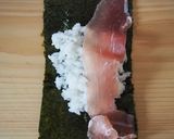 生ハムチーズ＊手巻き寿司作り方2写真