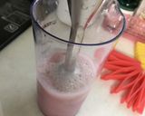 簡単美味しい【苺★プロテインスムージー】作り方3写真