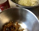 セロリが決め手☆搾菜と白髪ネギのナムル作り方1写真
